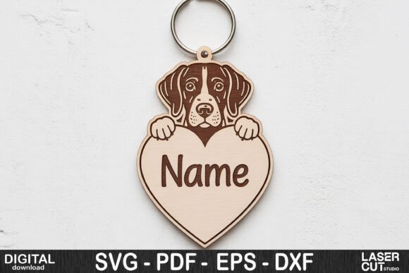 Beagle Dog Heart Keychain SVG: A Designer's Review