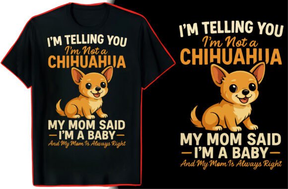 Chihuahua TShirt Graphic Art