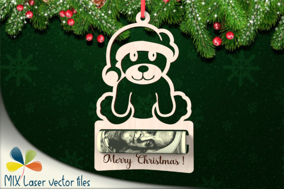 Christmas Dog Money Holder Ornament SVG Review