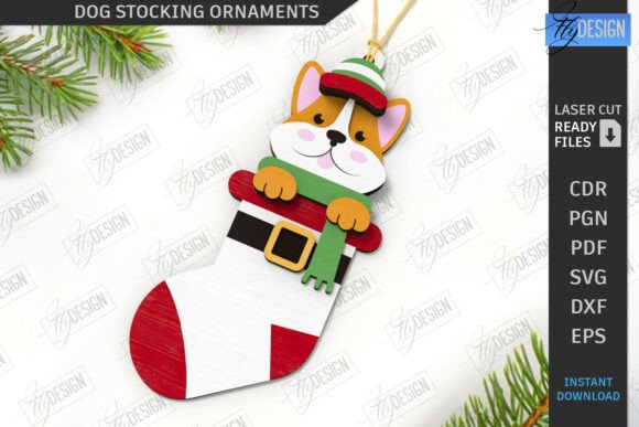 Christmas Dog Stocking Ornament CNC Review