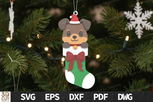 Dog in Christmas Stocking SVG: A Designer's Hands-On Review
