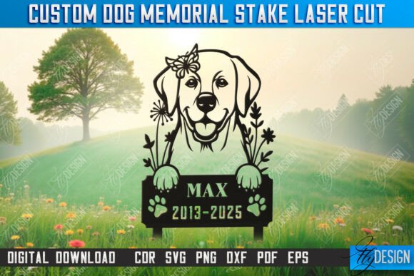 Dog Memorial Garden Stake Laser Cut CNC Review