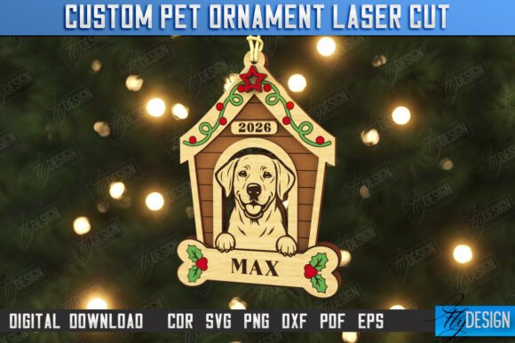 Dog Name Ornament Laser Cut Christmas Reviewed