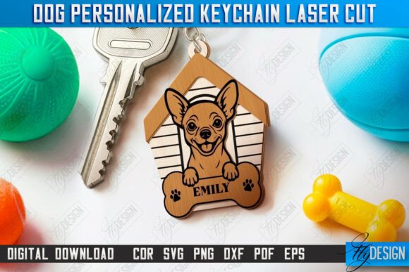 Dog Name Tag Keyring Laser Cut Pets Review