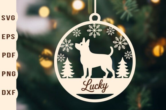 Dog Ornament Laser Cut File Review