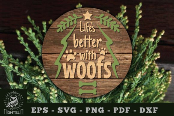 Dog Round Laser Cut Sign: A Hands-On Design Review