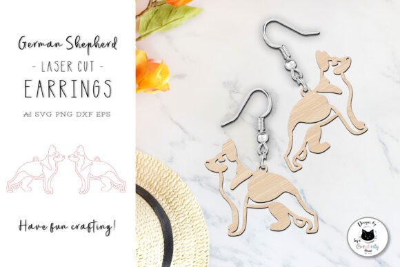 German Shepherd Dog Earrings: A Designer's Take