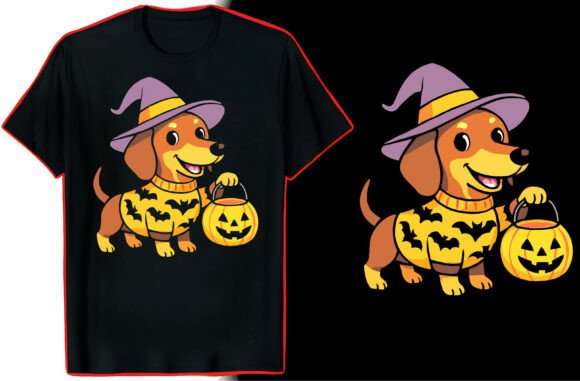 Spooky Dachshund TShirt